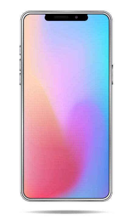 Minimal iPhone X Vector Mockup For Illustrator