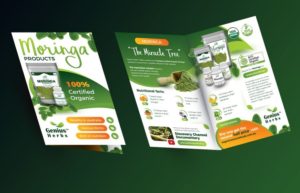 Half Fold Brochure PSD Mockup-min