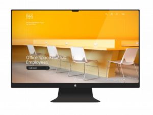 Apple Cinema Display PSD Mockup-min