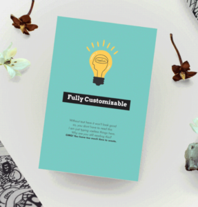 Customizable Card Design Template For Photoshop