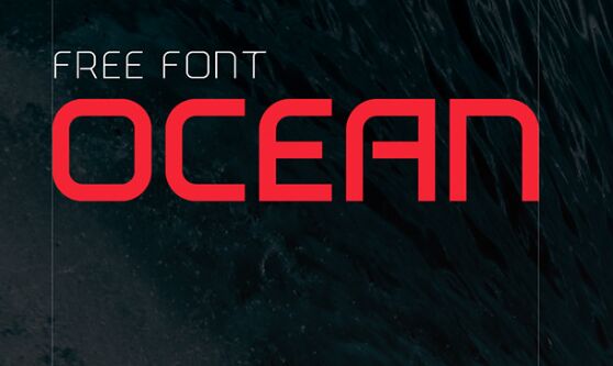 Ocean Modern Typeface
