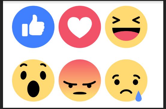 Facebook Reacts Vector