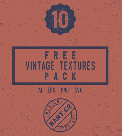 10 Vintage Grunge Vector Textures