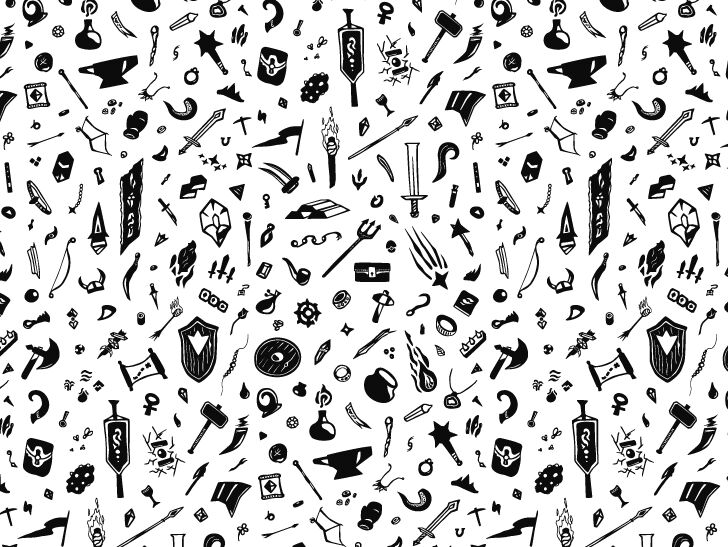 RPG Game Vector Background