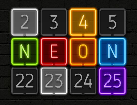 Neon Style Sketch