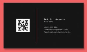 Minimal Visit Card Template PSD