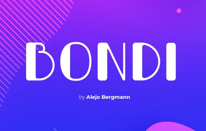 Bondi Vector Font