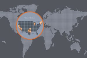 Dotted World Map Vector