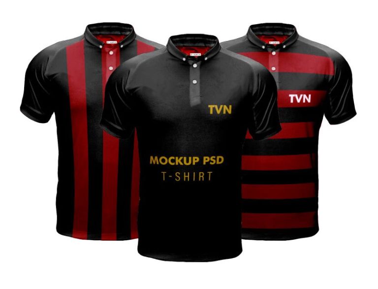 Men's Sports T-shirt PSD Mockup