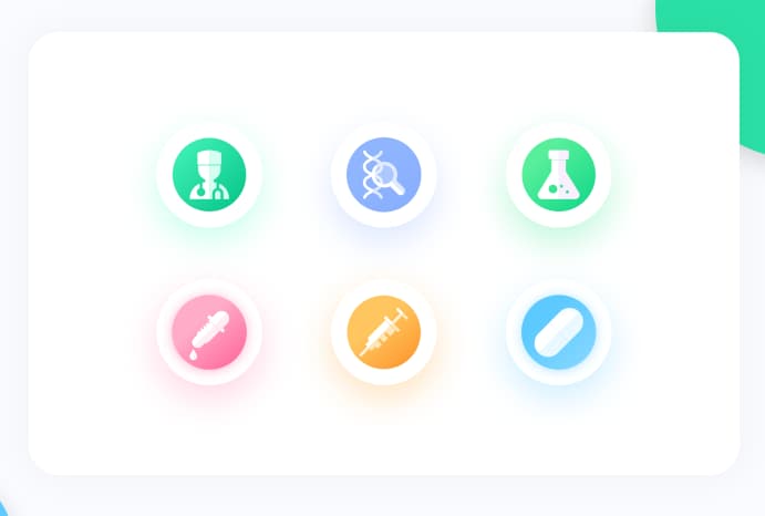 6 Minimal Medical Icons For Adobe XD