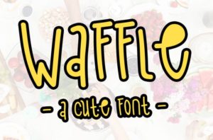 Waffle Cute Handwritten Font