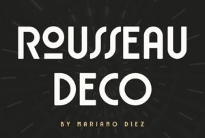 Rousseau Deco Display Font