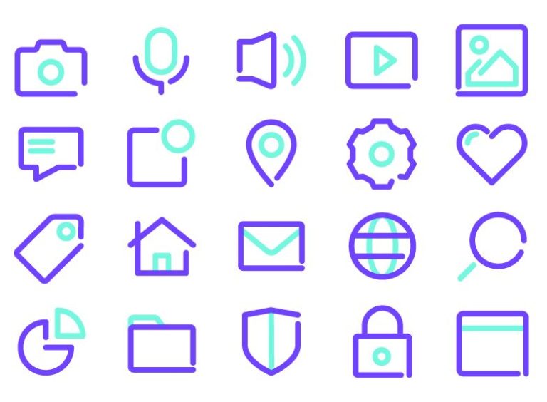 Modern Outline Vector Icons