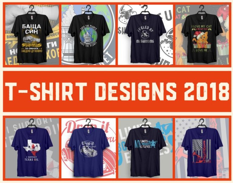 T-Shirt Design 2018 PSD