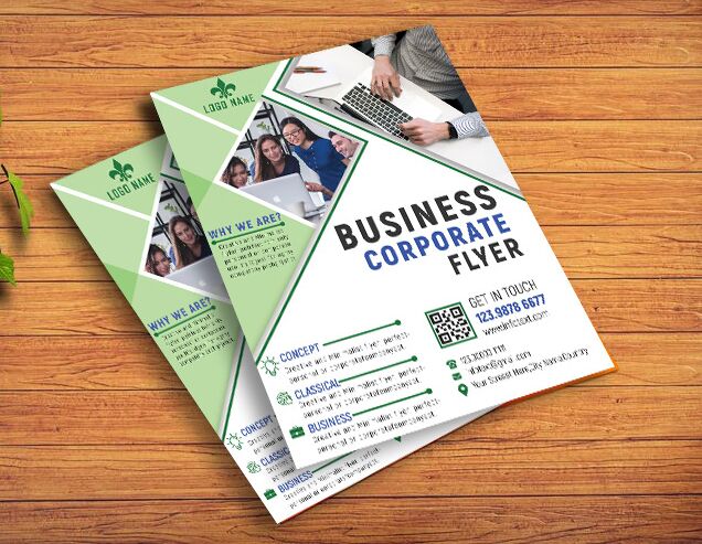 Professional Business Flyer Template In Layered PSD