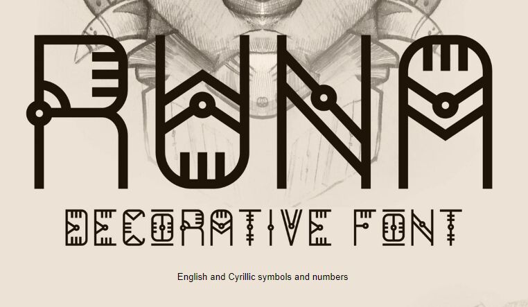 RUNA Decorative Font
