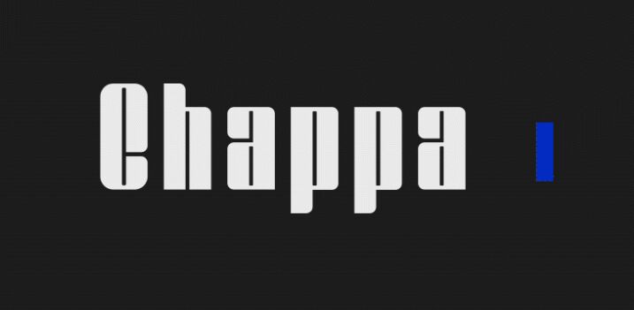 Chappa Display Font