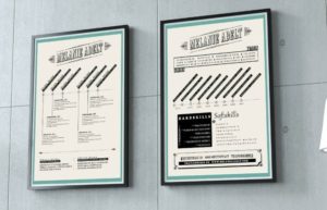 Resume CV Poster PSD Template