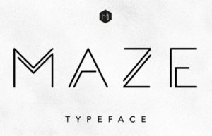 MAZE Typeface