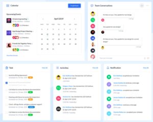 Sweet Clean Dashboard UI Template For Photoshop