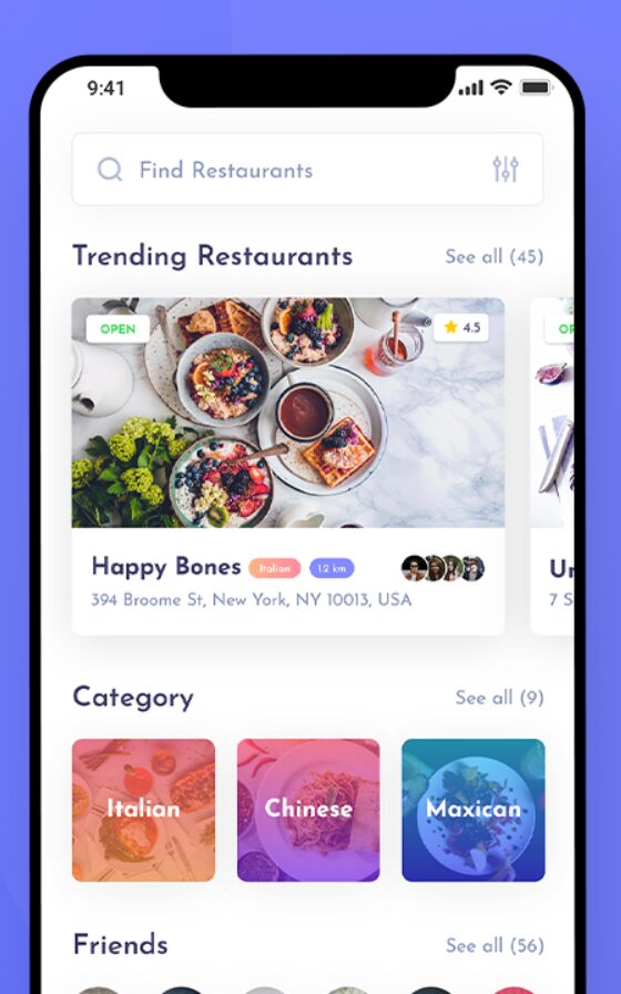 Foobybite Food & Restaurant App UI Kit For Adobe XD