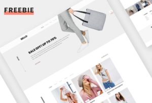 Clearn E-commerce Website Template For Adobe XD