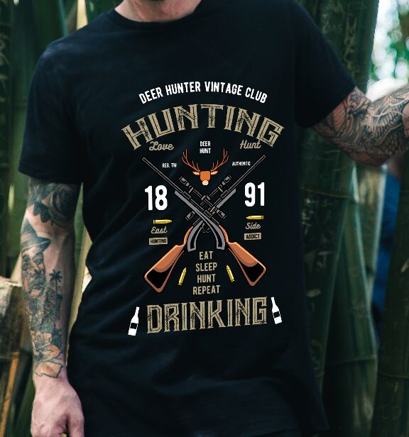 Hunting t shirt design shop