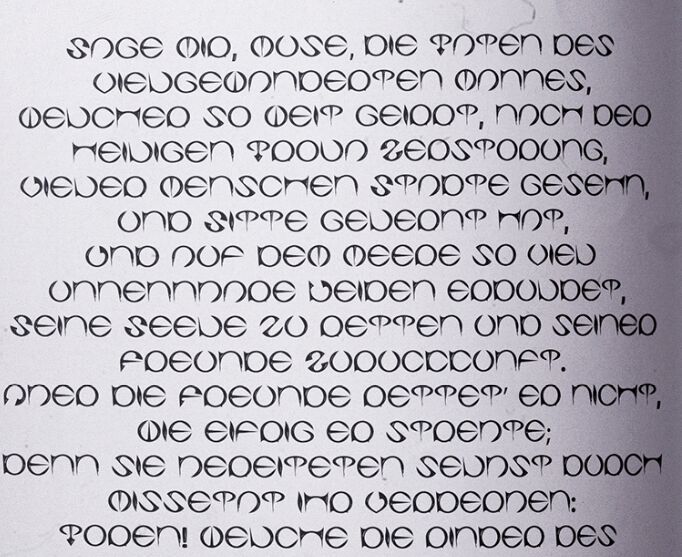 Oddysseus Typeface