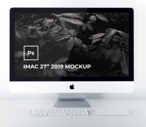 iMac 2019 27 Mockup PSD