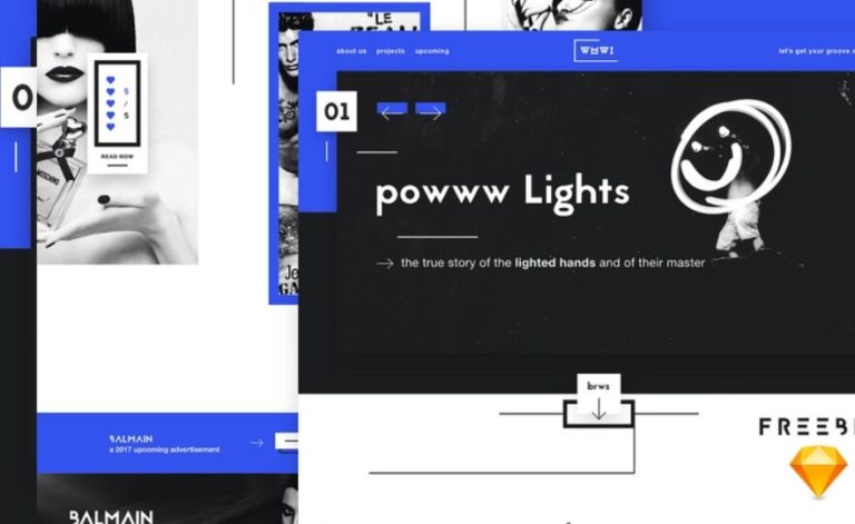 Digital Agency Web Template For Sketch App