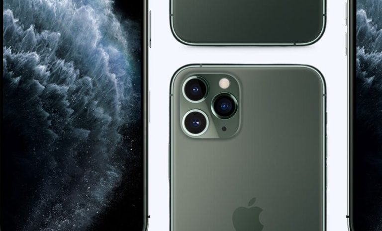 iPhone 11 Pro (Front & Back) PSD Mockup