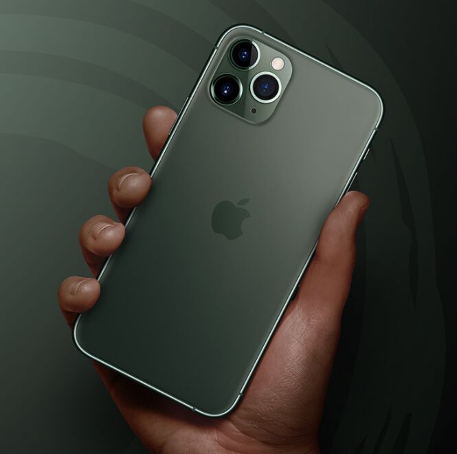 iPhone 11 Pro In Hand PSD Mockup