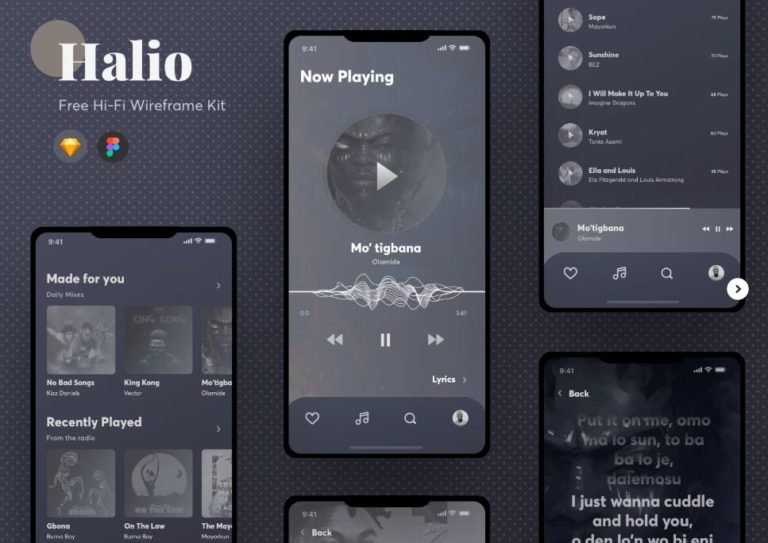 Pretty Nice Hi-Fi Wireframing Kit