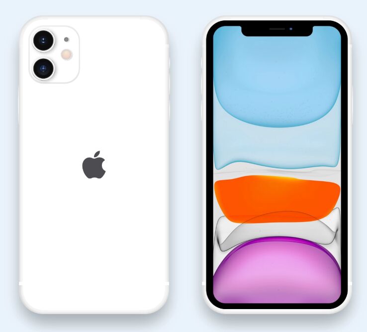 Simple iPhone 11 Pro Mockup For Adobe XD