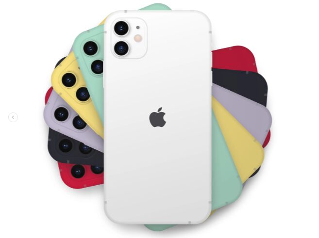 Realistic iPhone 11 Vector Mockup For XD