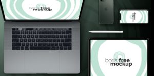 Apple Products 2019 PSD Mockup