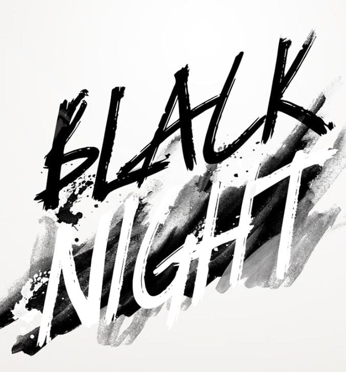 Blacknight Handbrush Font