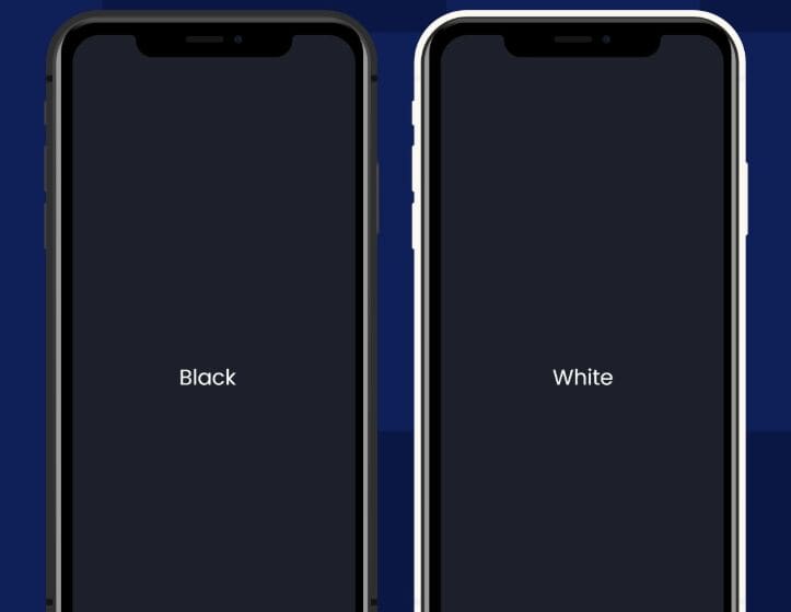 Black White iPhone 11 Mockup For Adobe XD