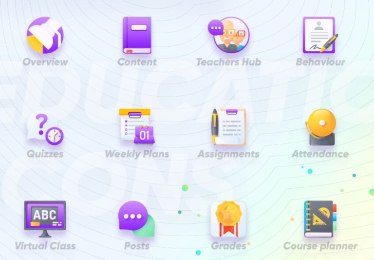 12 Education Icons For Sketch