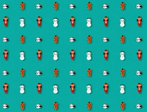 Cute Christmas Pattern For Photoshop