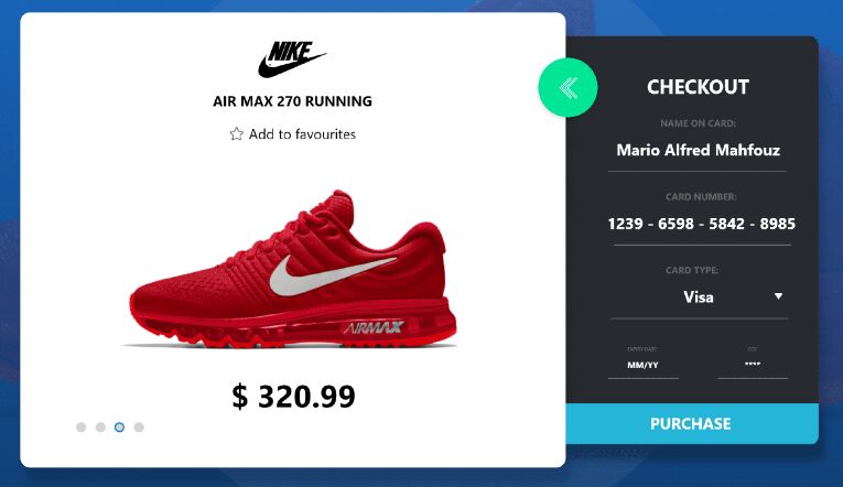 Modern E-commerce Checkout Page UI Kit For XD App