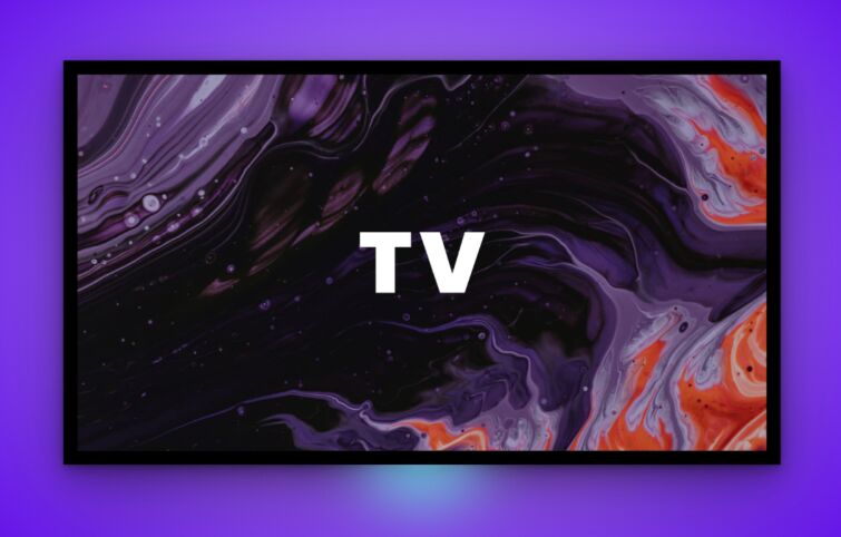 Realistic TV Display Mockup For Figma