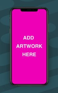 Standard iPhone XR Mockup (Adobe XD)