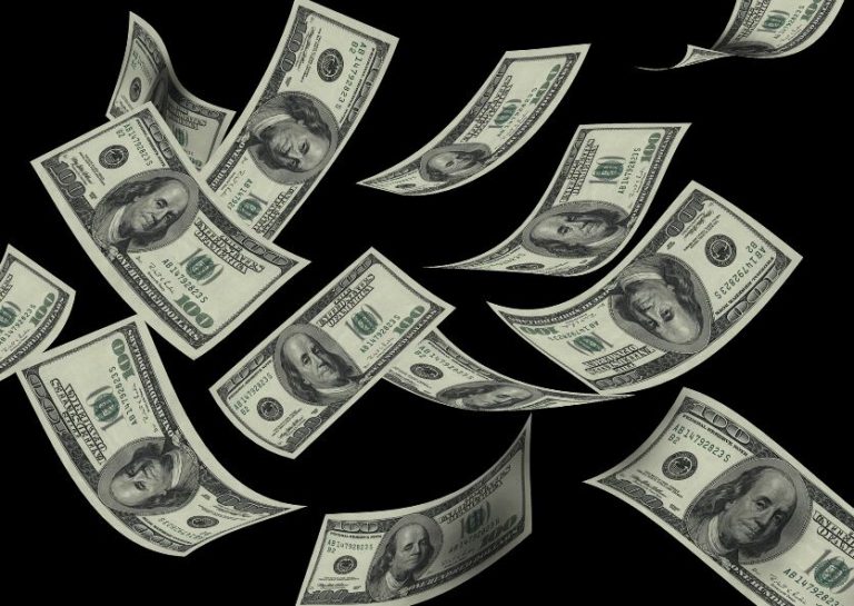 US Dollar PSD Mockup