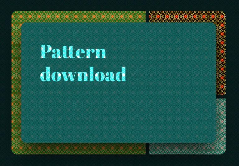 Vintage Floral Pattern For Photoshop