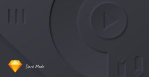 Neumorphic Shadows (Dark Mode) Sketch Template