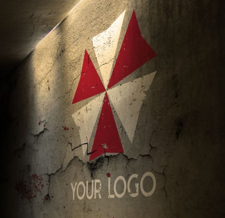 Apocalypse Logo MockUp PSD