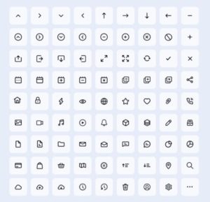 81 Clean UI UX Line Icons Sketch