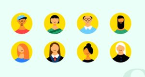 8 Cute Custom Avatars Vector