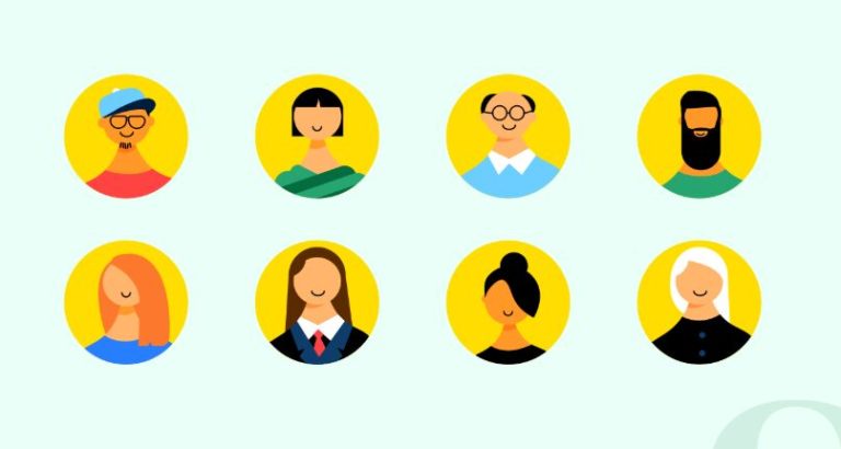 8 Cute Custom Avatars Vector